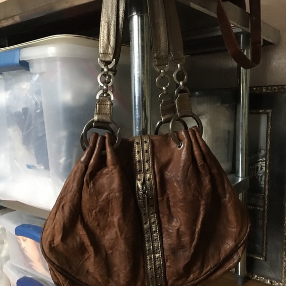 James Drake Brown Leather Handbag - Picture 2 of 8